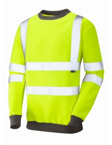 Leo SS05 Winkleigh Crew Neck Sweatshirt – Yellow Clothing